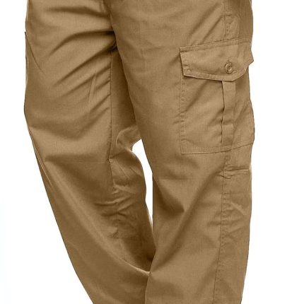men Cargo Pants Relaxed Fit Sport Pants Jogger Sweatpants Drawstring Outdoor Trousers with Pockets