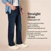 men Straight-Fit Stretch Jean - Image 2