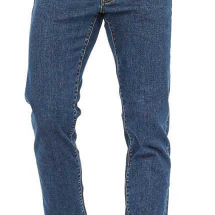 Slim Fit Jeans for Men Straight Fit Stretch Skinny Jeans Soft Comfy Denim Pants