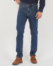 Slim Fit Jeans for Men Straight Fit Stretch Skinny Jeans Soft Comfy Denim Pants - Image 2